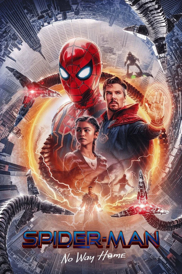 Spider-Man: No Way Home(2021) - Cinematic Art Print - Premium Movie Poster
