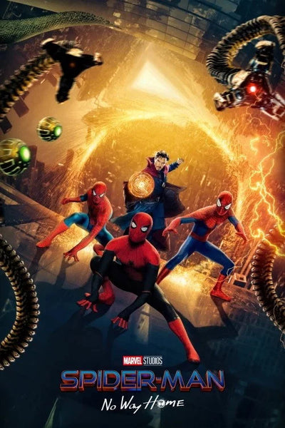 Spider-Man: No Way Home (2021) Epic Cinematic Wall Art - Premium Movie Poster