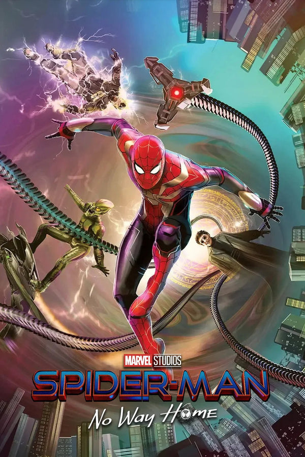 Spider-Man: No Way Home (2021) Epic Wall Display - Premium Movie Poster
