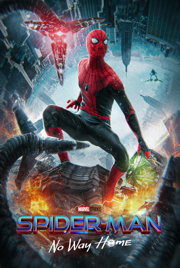 Spider-Man: No Way Home (2021) Epic Wall Poster Art - Premium Movie Poster