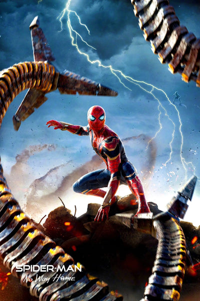 Spider-Man No Way Home 2021 Movie Poster Art Print - Premium Movie Poster