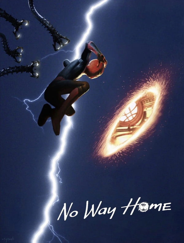 Spider-Man: No Way Home (2021) Vibrant Poster - Premium Movie Poster