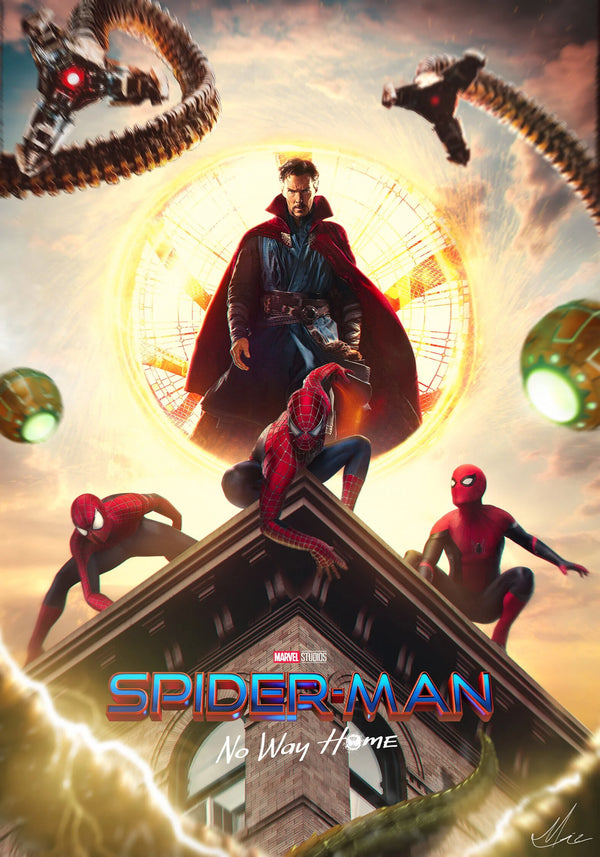 Spider-Man: No Way Home(2021) - Wall Art Print - Premium Movie Poster